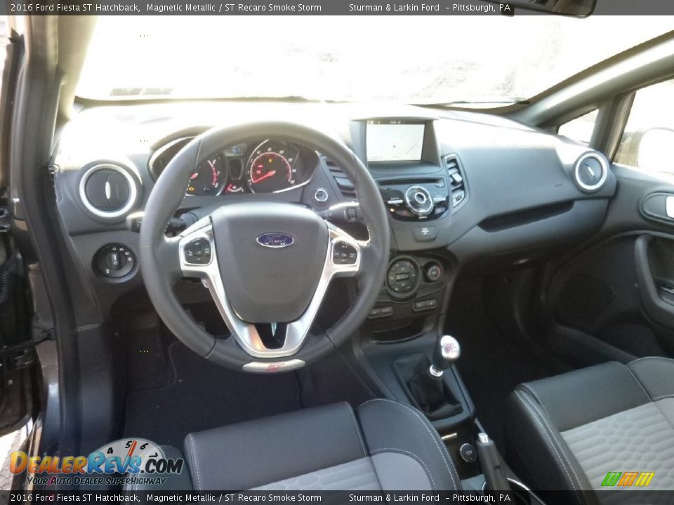 ST Recaro Smoke Storm Interior - 2016 Ford Fiesta ST Hatchback Photo #7