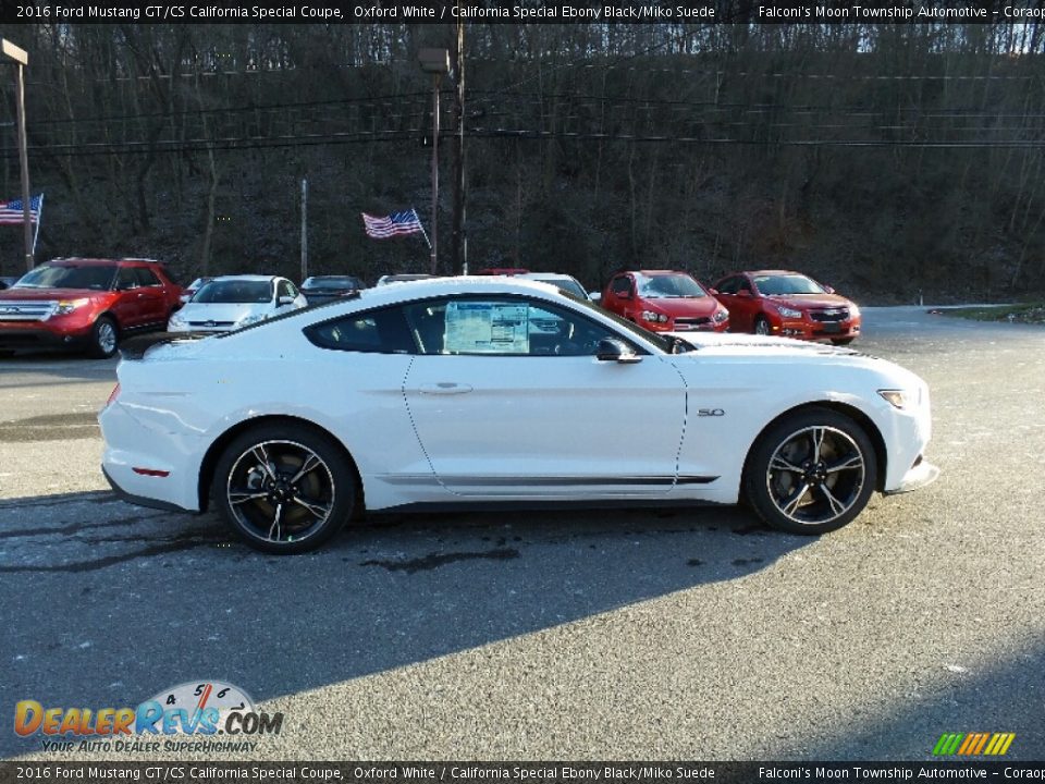 2016 Ford Mustang GT/CS California Special Coupe Oxford White / California Special Ebony Black/Miko Suede Photo #4