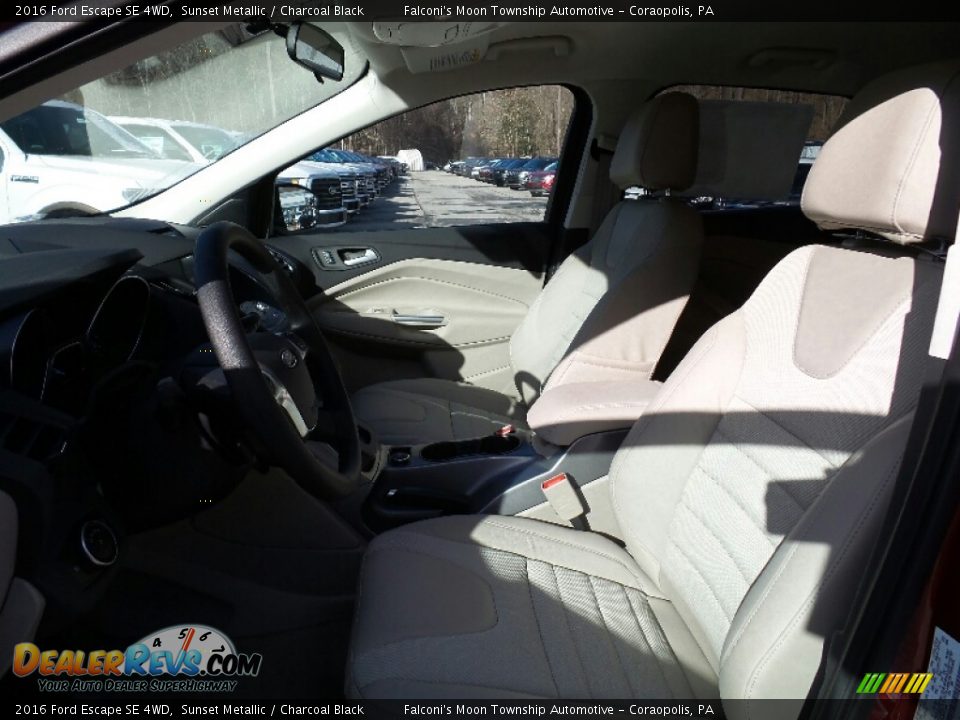 2016 Ford Escape SE 4WD Sunset Metallic / Charcoal Black Photo #5