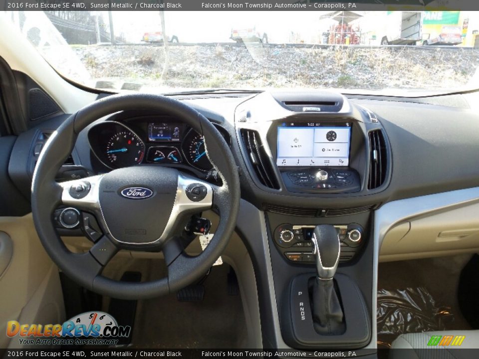 2016 Ford Escape SE 4WD Sunset Metallic / Charcoal Black Photo #7