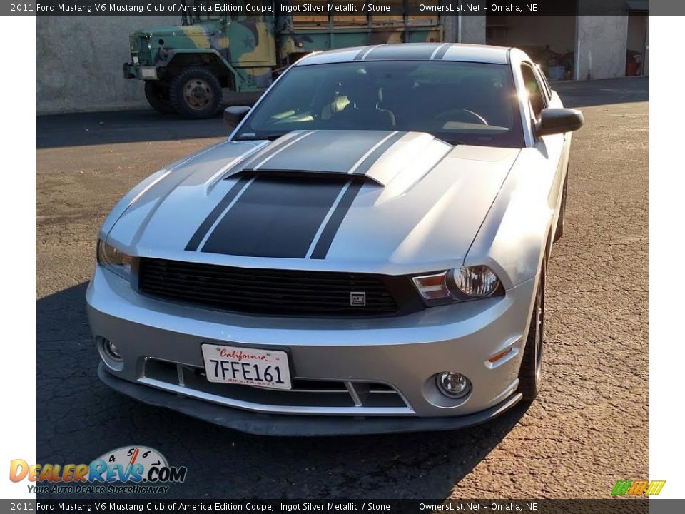 2011 Ford Mustang V6 Mustang Club of America Edition Coupe Ingot Silver Metallic / Stone Photo #1