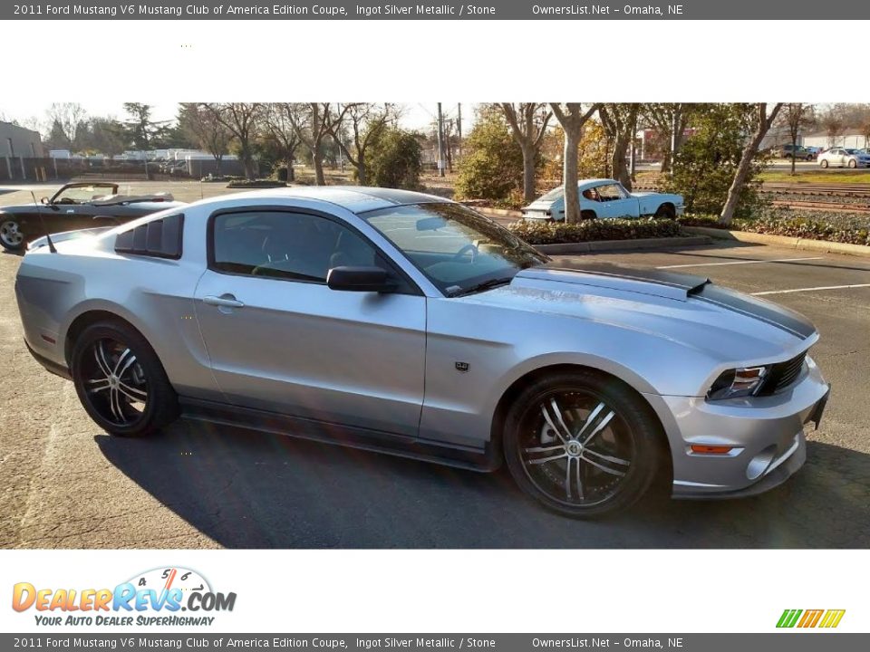 2011 Ford Mustang V6 Mustang Club of America Edition Coupe Ingot Silver Metallic / Stone Photo #2