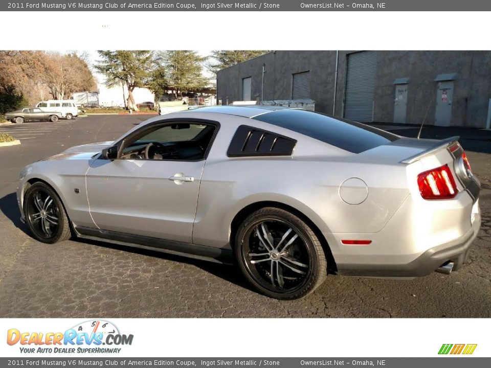 2011 Ford Mustang V6 Mustang Club of America Edition Coupe Ingot Silver Metallic / Stone Photo #6