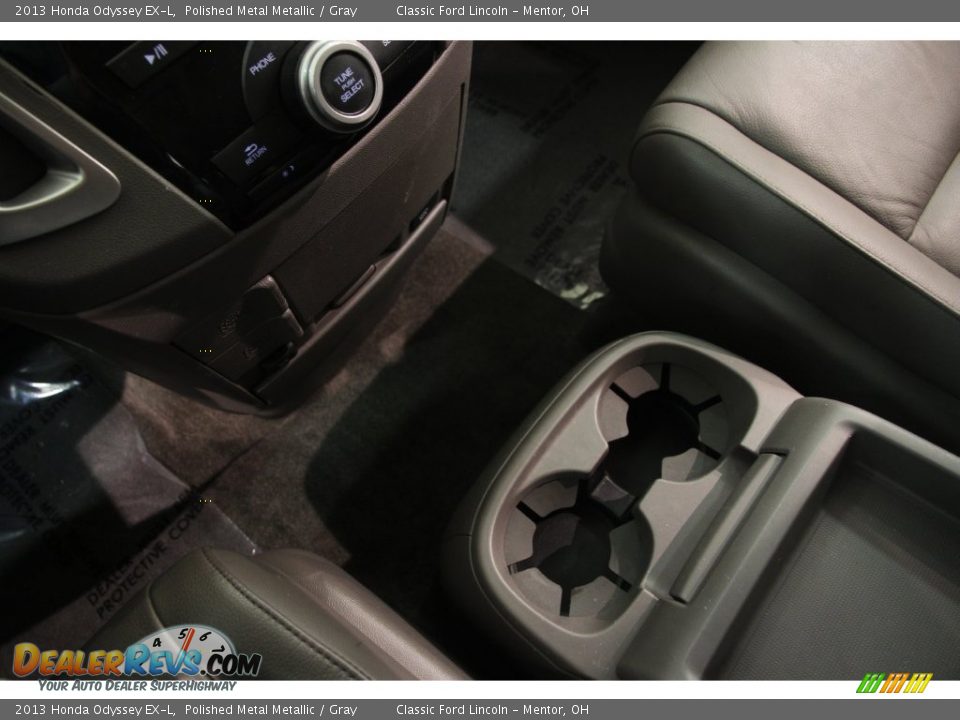 2013 Honda Odyssey EX-L Polished Metal Metallic / Gray Photo #12