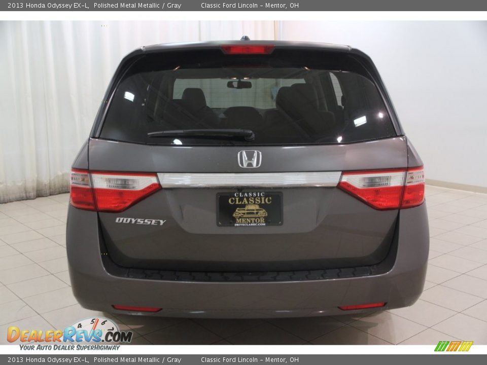 2013 Honda Odyssey EX-L Polished Metal Metallic / Gray Photo #20