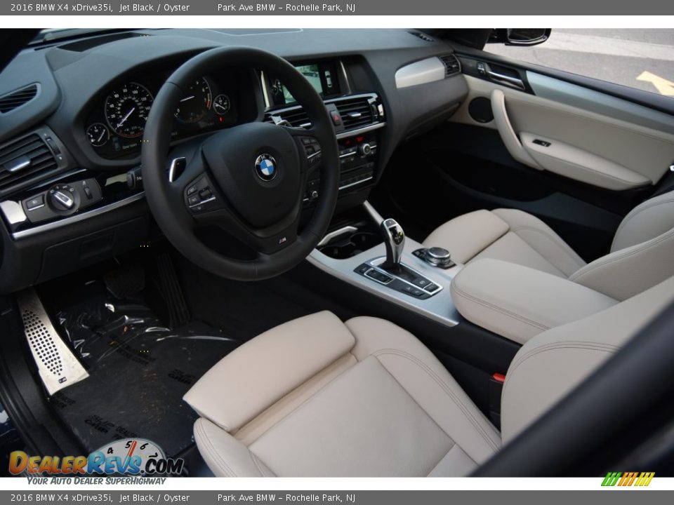 2016 BMW X4 xDrive35i Jet Black / Oyster Photo #10