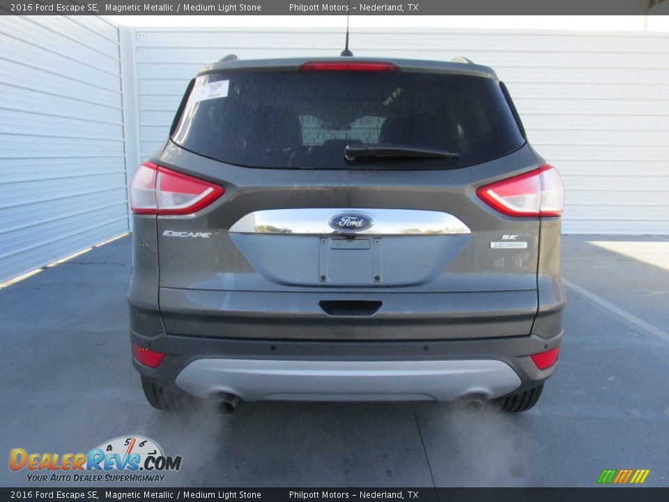 2016 Ford Escape SE Magnetic Metallic / Medium Light Stone Photo #5