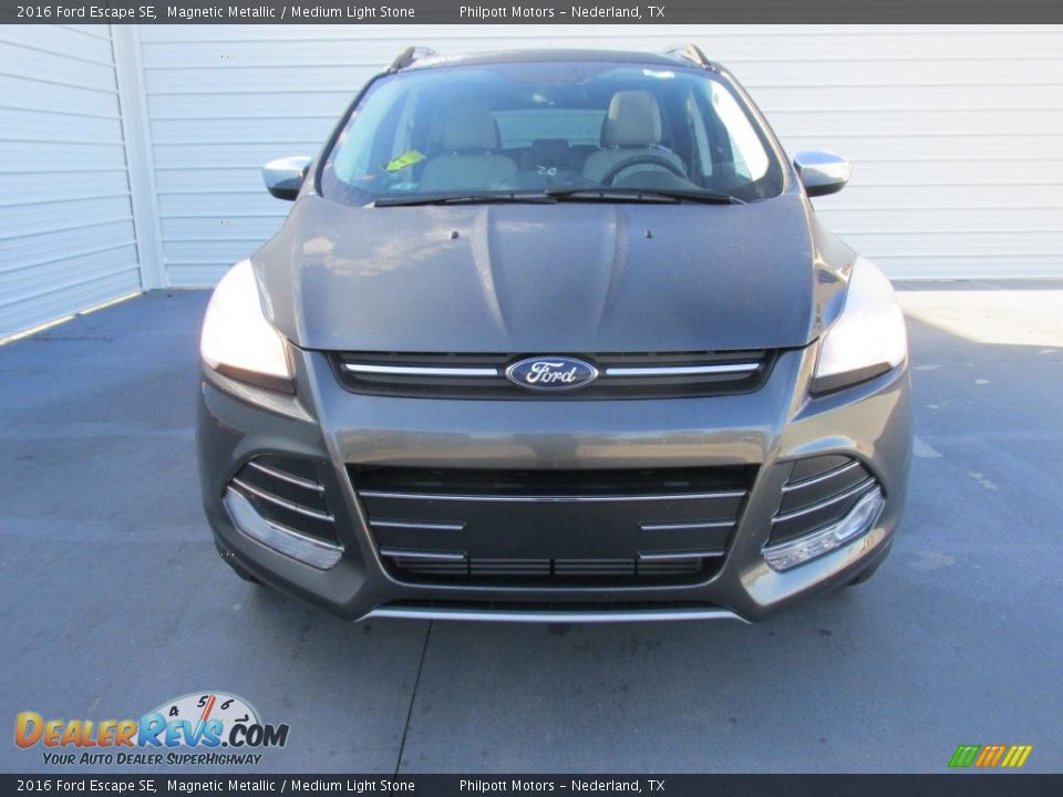2016 Ford Escape SE Magnetic Metallic / Medium Light Stone Photo #8