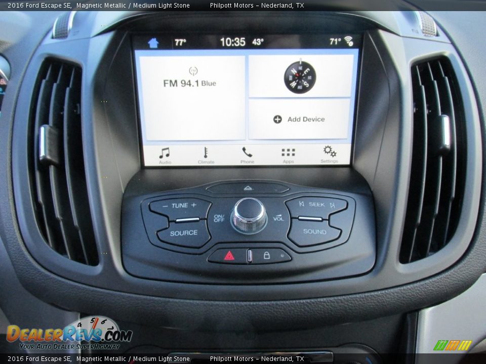 2016 Ford Escape SE Magnetic Metallic / Medium Light Stone Photo #27