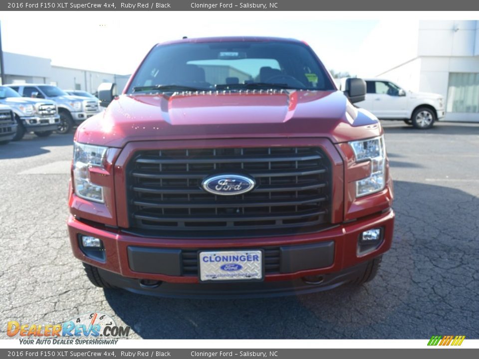 2016 Ford F150 XLT SuperCrew 4x4 Ruby Red / Black Photo #4