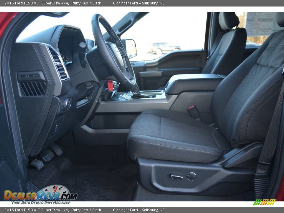2016 Ford F150 XLT SuperCrew 4x4 Ruby Red / Black Photo #9