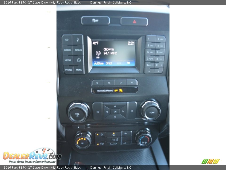 2016 Ford F150 XLT SuperCrew 4x4 Ruby Red / Black Photo #12