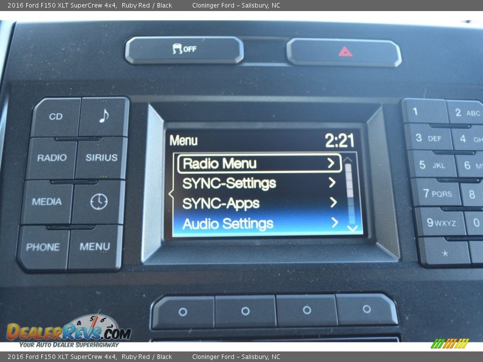 2016 Ford F150 XLT SuperCrew 4x4 Ruby Red / Black Photo #13