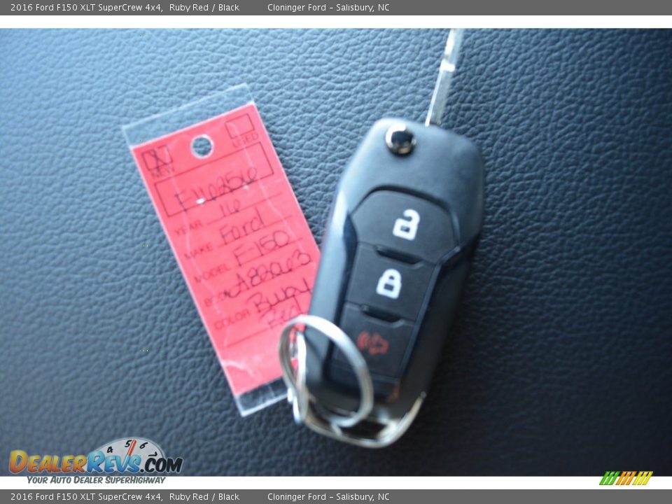 2016 Ford F150 XLT SuperCrew 4x4 Ruby Red / Black Photo #22
