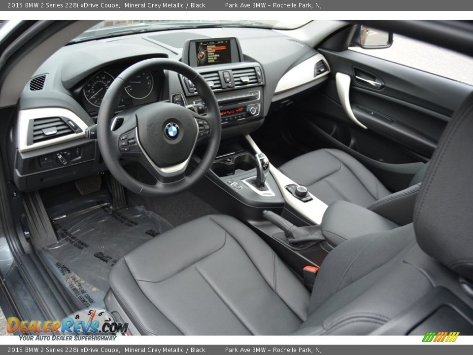 2015 BMW 2 Series 228i xDrive Coupe Mineral Grey Metallic / Black Photo #10