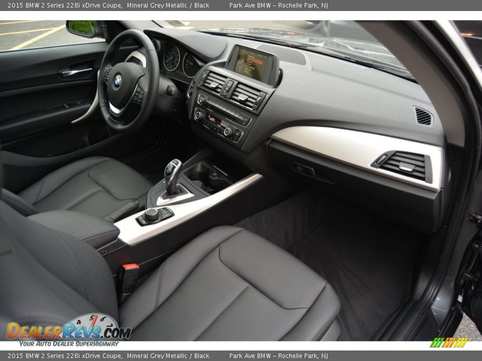 2015 BMW 2 Series 228i xDrive Coupe Mineral Grey Metallic / Black Photo #26