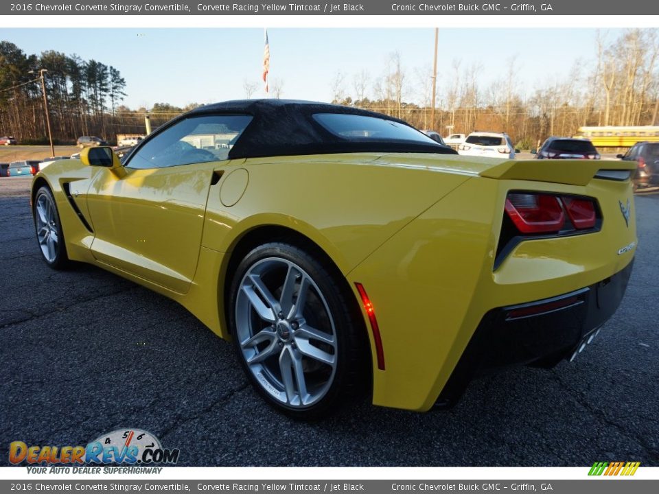 2016 Chevrolet Corvette Stingray Convertible Corvette Racing Yellow Tintcoat / Jet Black Photo #5