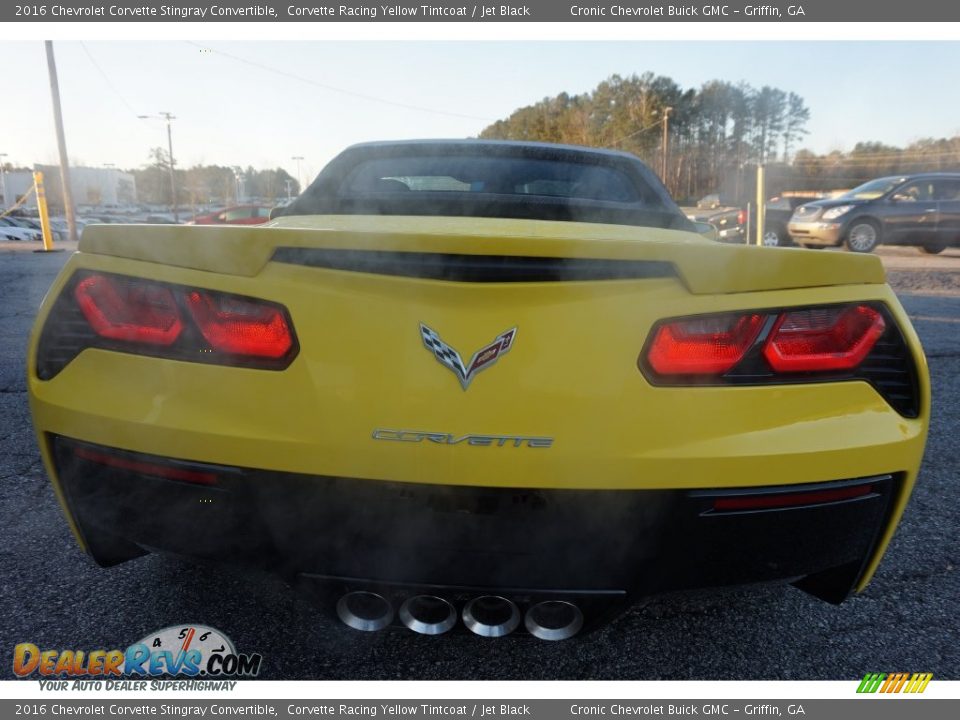 2016 Chevrolet Corvette Stingray Convertible Corvette Racing Yellow Tintcoat / Jet Black Photo #6