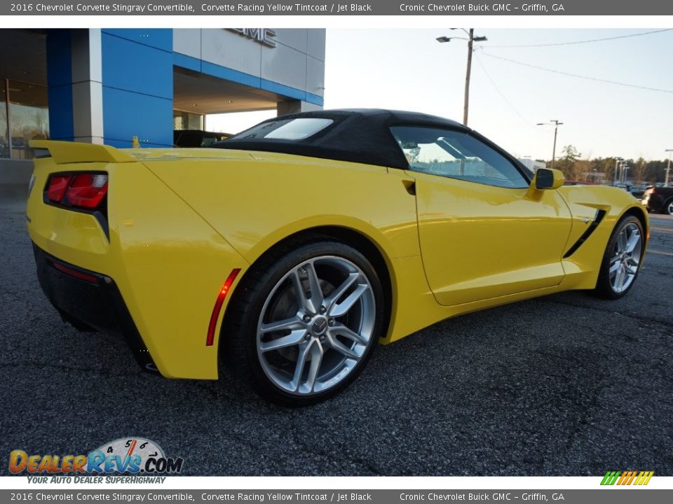 2016 Chevrolet Corvette Stingray Convertible Corvette Racing Yellow Tintcoat / Jet Black Photo #7