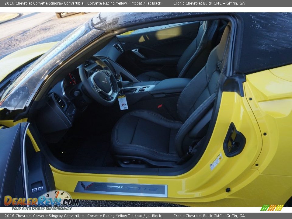 2016 Chevrolet Corvette Stingray Convertible Corvette Racing Yellow Tintcoat / Jet Black Photo #9