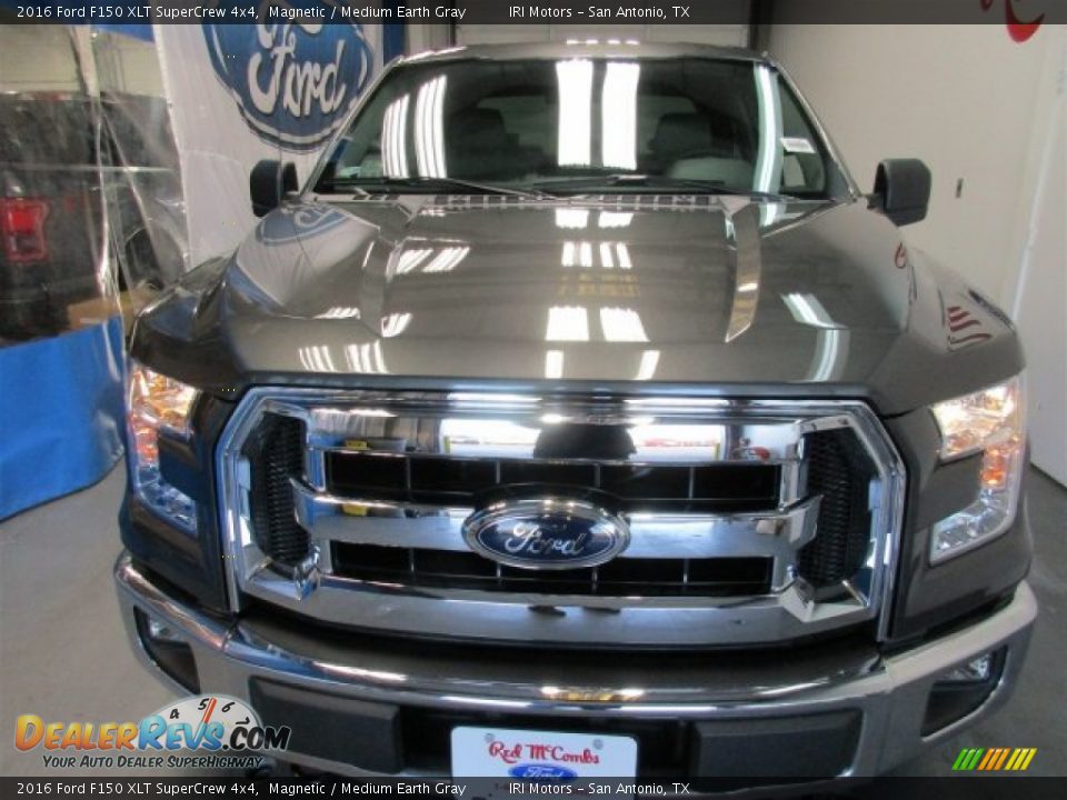 2016 Ford F150 XLT SuperCrew 4x4 Magnetic / Medium Earth Gray Photo #2