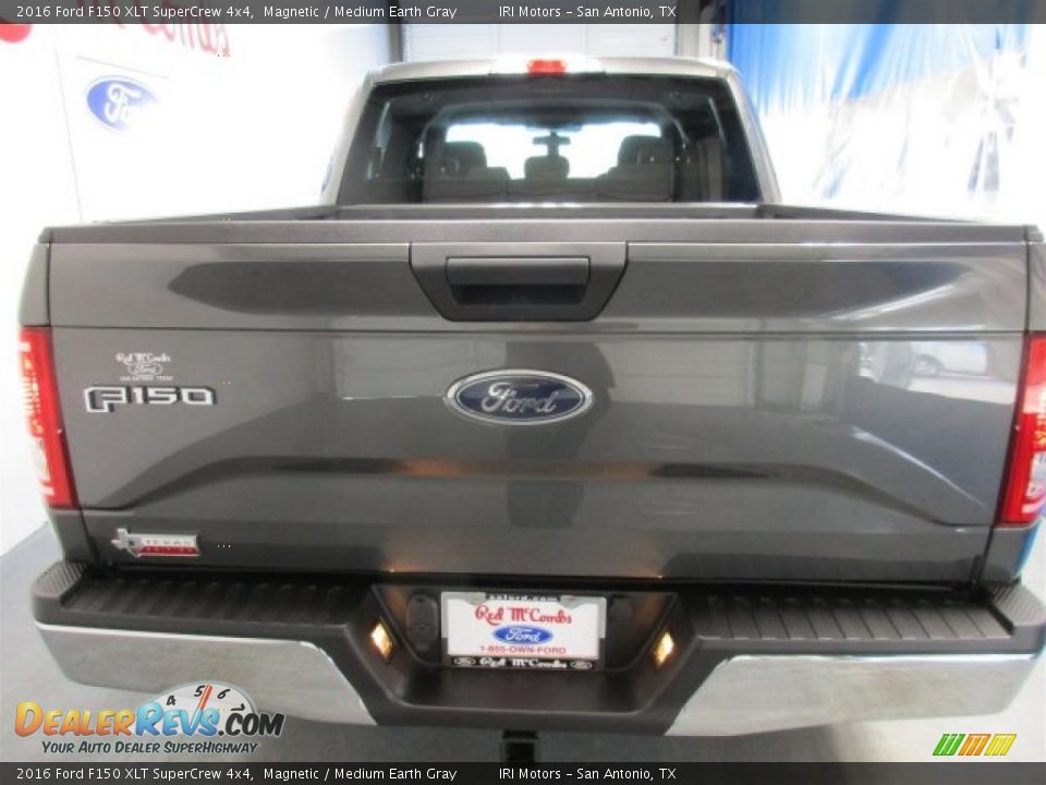 2016 Ford F150 XLT SuperCrew 4x4 Magnetic / Medium Earth Gray Photo #6