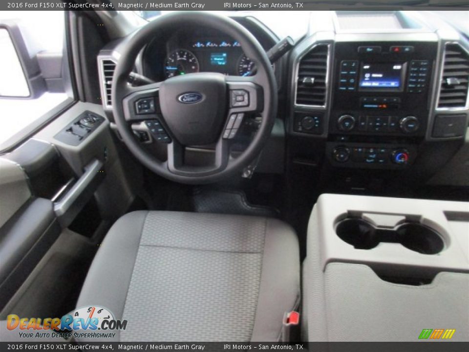 2016 Ford F150 XLT SuperCrew 4x4 Magnetic / Medium Earth Gray Photo #13