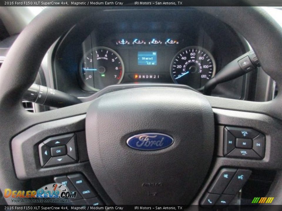 2016 Ford F150 XLT SuperCrew 4x4 Magnetic / Medium Earth Gray Photo #21