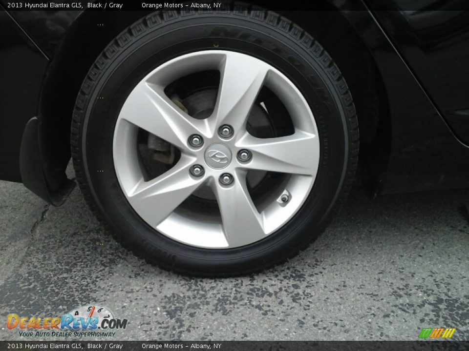 2013 Hyundai Elantra GLS Black / Gray Photo #7