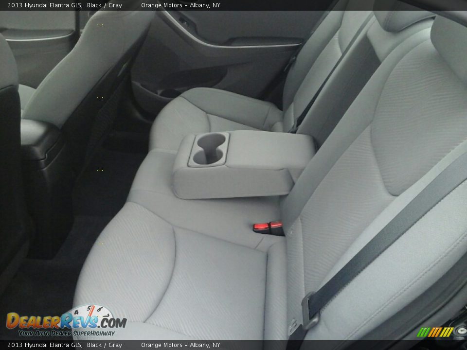 2013 Hyundai Elantra GLS Black / Gray Photo #10