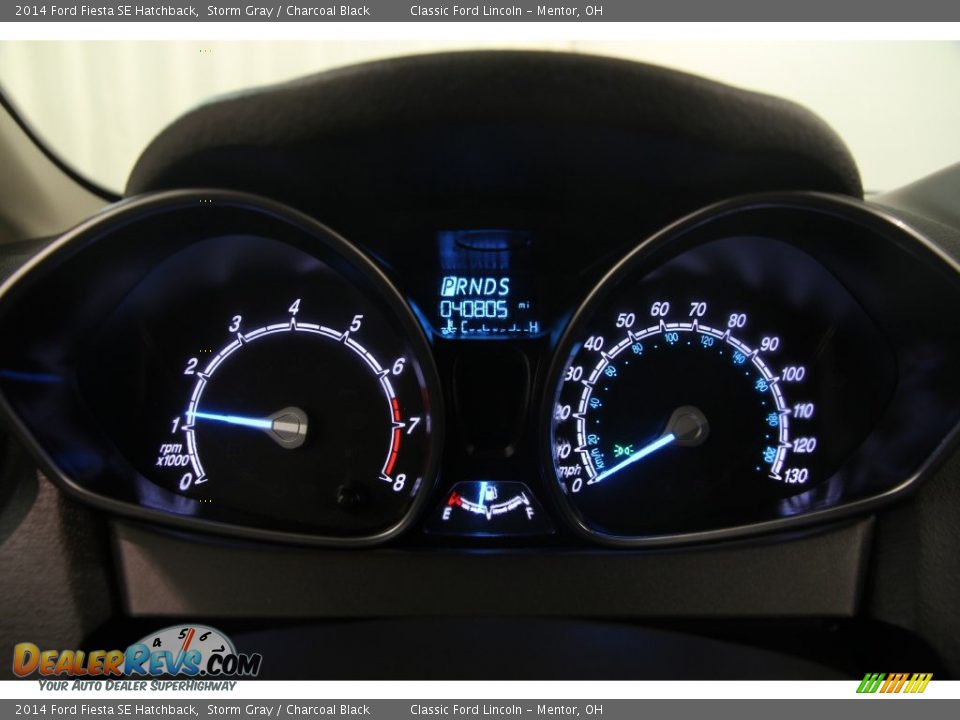 2014 Ford Fiesta SE Hatchback Storm Gray / Charcoal Black Photo #7