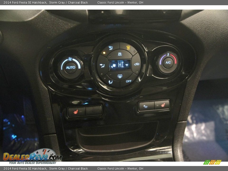 2014 Ford Fiesta SE Hatchback Storm Gray / Charcoal Black Photo #10