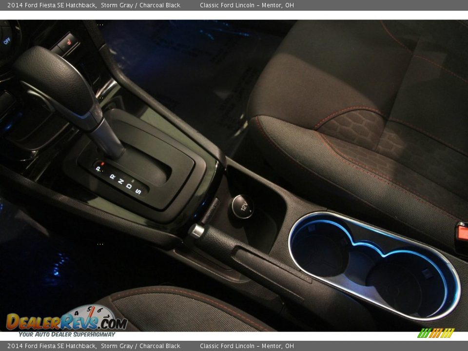 2014 Ford Fiesta SE Hatchback Storm Gray / Charcoal Black Photo #11