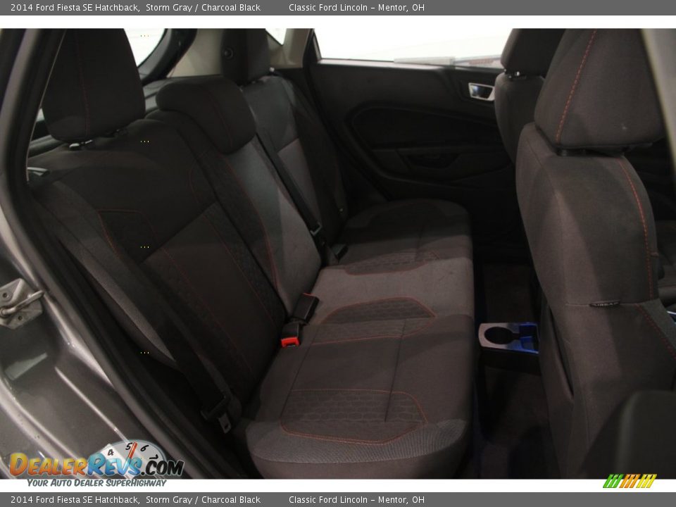 2014 Ford Fiesta SE Hatchback Storm Gray / Charcoal Black Photo #13
