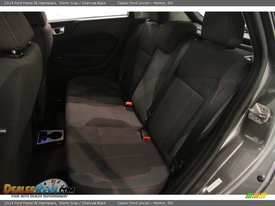 2014 Ford Fiesta SE Hatchback Storm Gray / Charcoal Black Photo #14