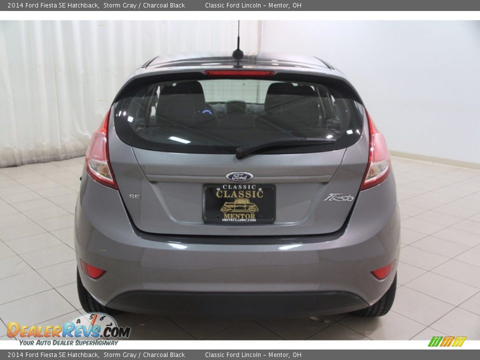 2014 Ford Fiesta SE Hatchback Storm Gray / Charcoal Black Photo #15