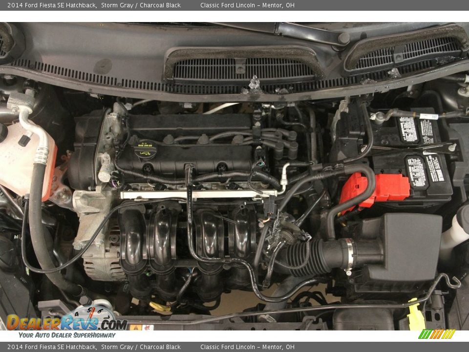 2014 Ford Fiesta SE Hatchback Storm Gray / Charcoal Black Photo #16
