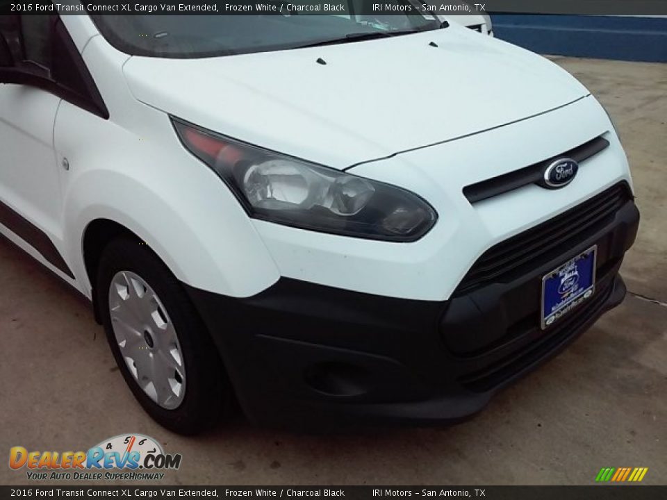 2016 Ford Transit Connect XL Cargo Van Extended Frozen White / Charcoal Black Photo #3