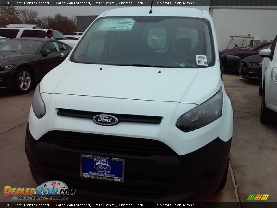 2016 Ford Transit Connect XL Cargo Van Extended Frozen White / Charcoal Black Photo #6