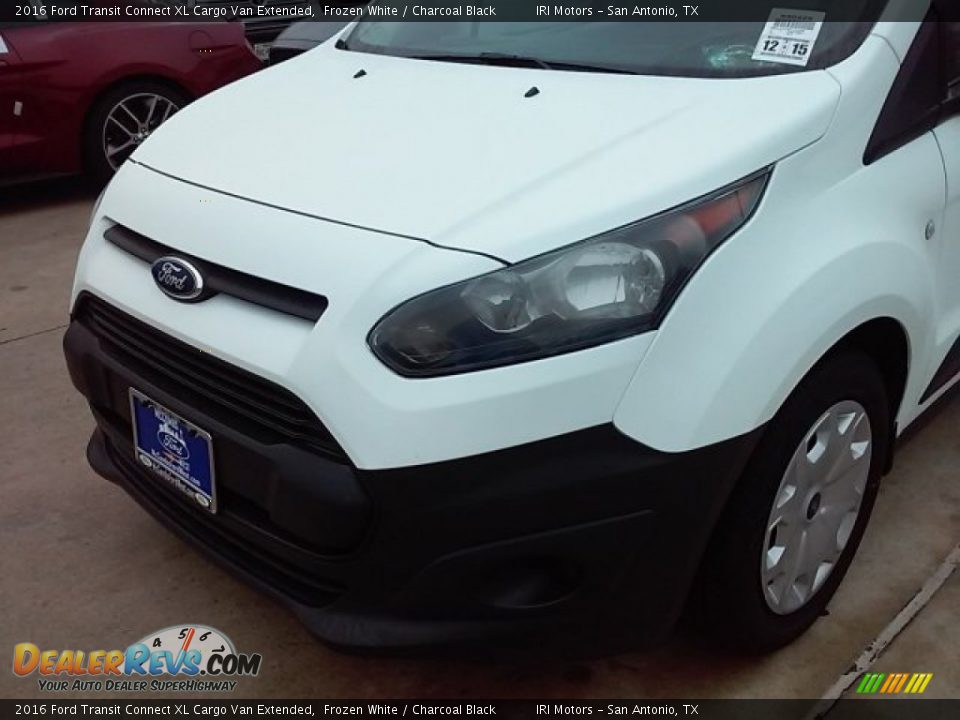 2016 Ford Transit Connect XL Cargo Van Extended Frozen White / Charcoal Black Photo #8