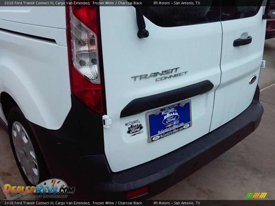2016 Ford Transit Connect XL Cargo Van Extended Frozen White / Charcoal Black Photo #10
