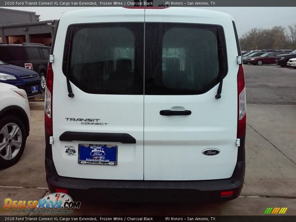 2016 Ford Transit Connect XL Cargo Van Extended Frozen White / Charcoal Black Photo #12