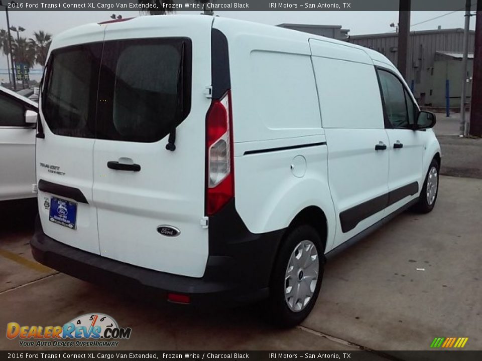 2016 Ford Transit Connect XL Cargo Van Extended Frozen White / Charcoal Black Photo #13