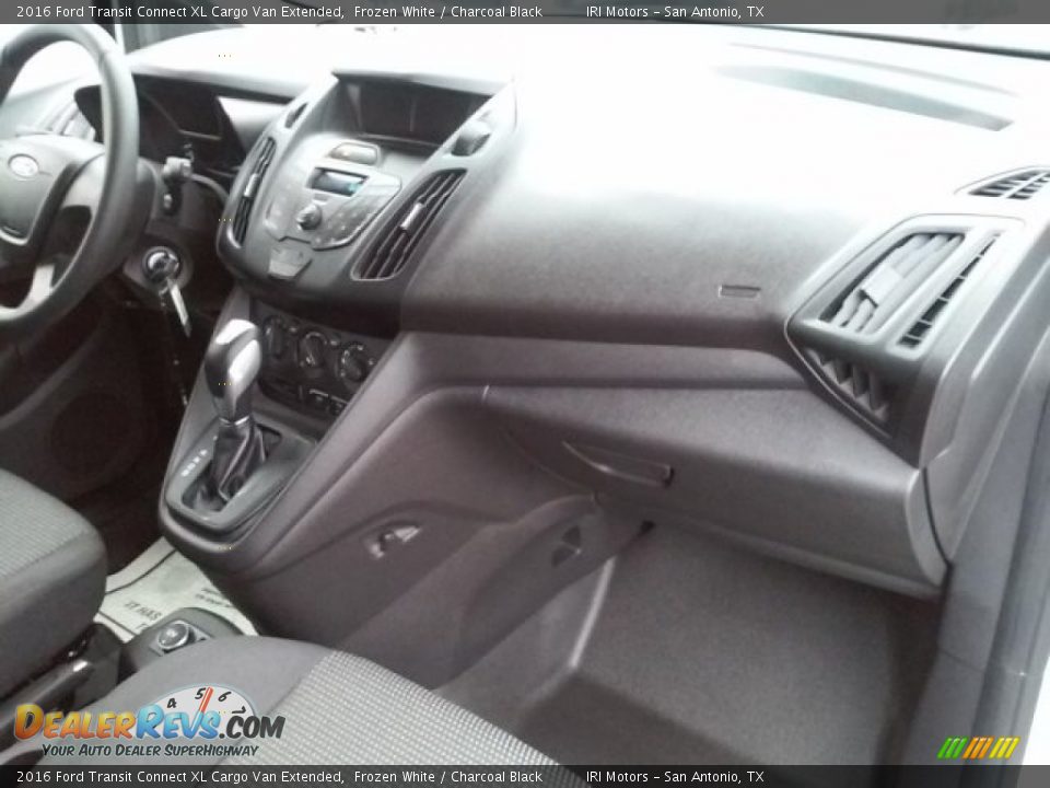 2016 Ford Transit Connect XL Cargo Van Extended Frozen White / Charcoal Black Photo #19