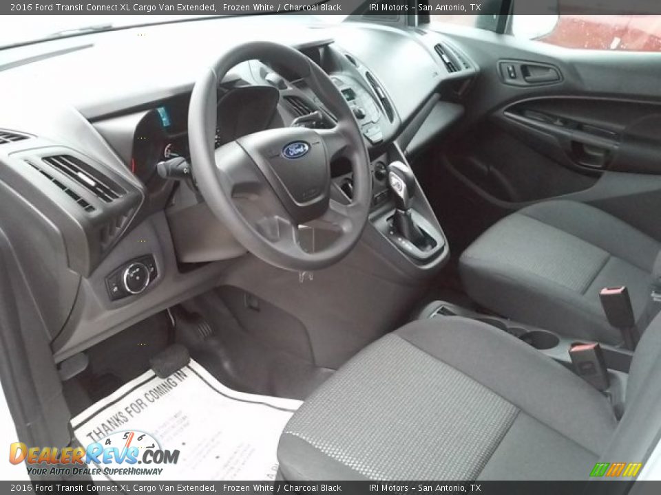 2016 Ford Transit Connect XL Cargo Van Extended Frozen White / Charcoal Black Photo #21