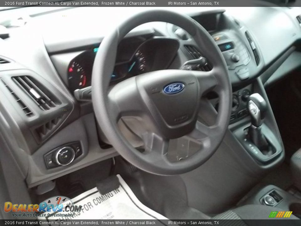 2016 Ford Transit Connect XL Cargo Van Extended Frozen White / Charcoal Black Photo #24