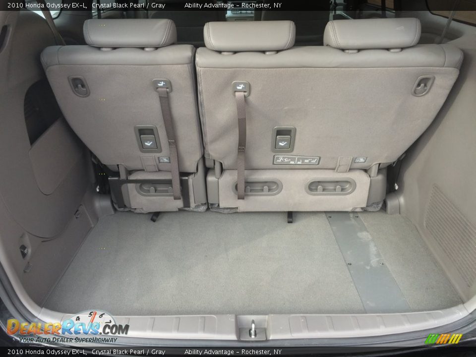 2010 Honda Odyssey EX-L Crystal Black Pearl / Gray Photo #11