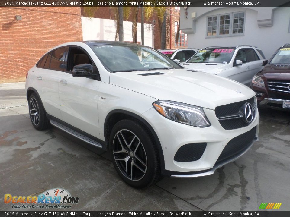 Front 3/4 View of 2016 Mercedes-Benz GLE 450 AMG 4Matic Coupe Photo #1