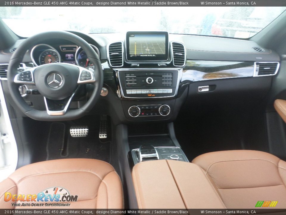 Saddle Brown/Black Interior - 2016 Mercedes-Benz GLE 450 AMG 4Matic Coupe Photo #23