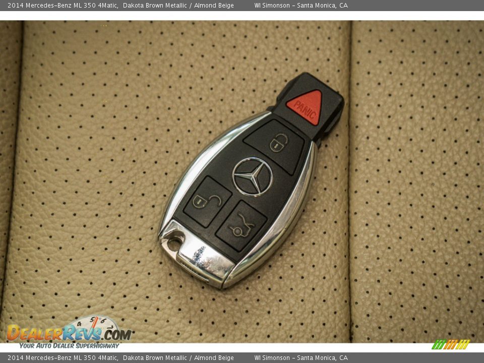 2014 Mercedes-Benz ML 350 4Matic Dakota Brown Metallic / Almond Beige Photo #11